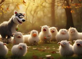 儿童故事狼和羊内容；狼和羊的故事内容