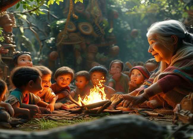 儿童故事母系氏族社会 - 儿童故事汉族