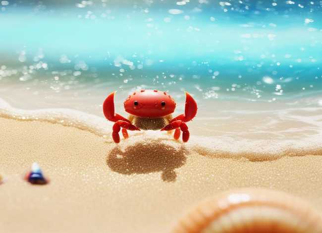 小螃蟹幼儿故事，小螃蟹幼儿故事图片