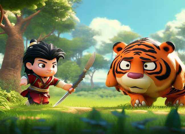 武松打虎的视频儿童版 武松打虎少儿表演的视频