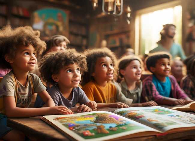 关于图书馆的儿童故事，关于图书馆的幼儿故事