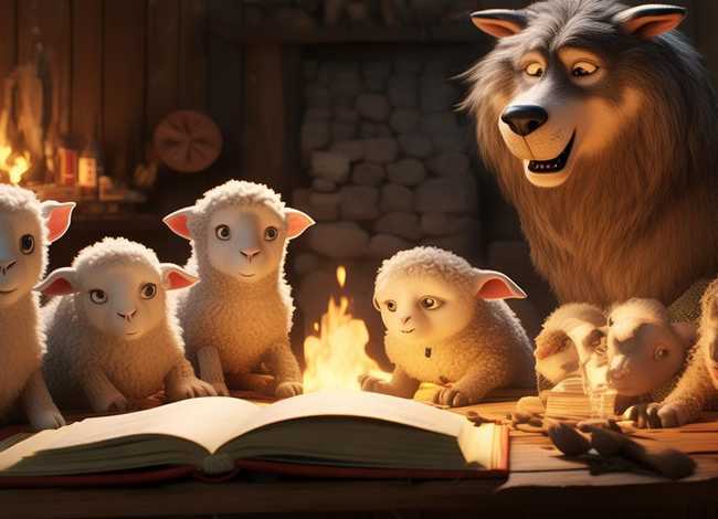 狼和七只小羊儿童睡前故事文字 狼和七只小羊的睡前故事 狼和七只小羊儿童睡前故事文字 狼和七只小羊的睡前故事