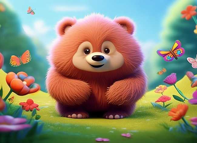 小熊儿童故事漫画；小熊的故事漫画