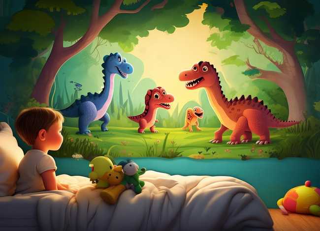 恐龙的故事儿童睡前故事；少儿睡前故事恐龙的故事