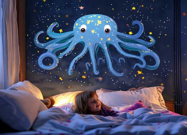 儿童短篇睡前故事八爪鱼 - 八爪鱼的睡前故事