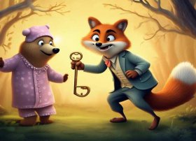 儿童睡前故事狐狸骗了狼（狐狸骗狗熊的幼儿故事）