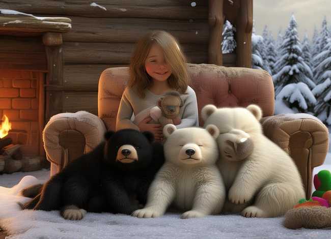 一个女孩和三只小熊的故事 一个女孩和三只小熊的故事英文版