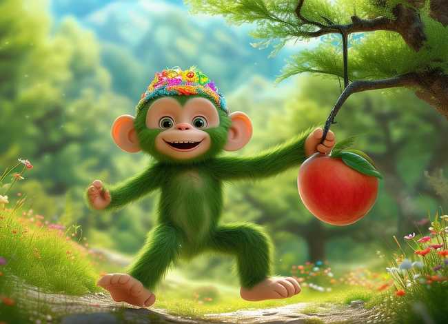 小猴子下山幼儿故事 - 小猴子下山幼儿故事简短