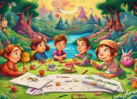 儿童漫画故事教程、少儿漫画故事