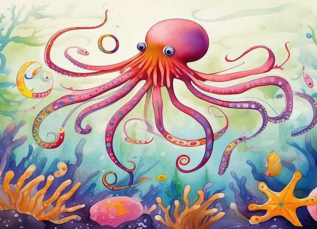 八爪鱼绘本（八爪鱼绘本英语）