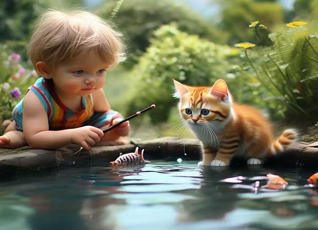 小朋友讲小猫钓鱼的故事 小朋友讲小猫钓鱼的故事视频