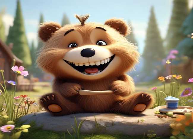 小熊不刷牙故事简短篇，小熊不刷牙故事简短篇图片