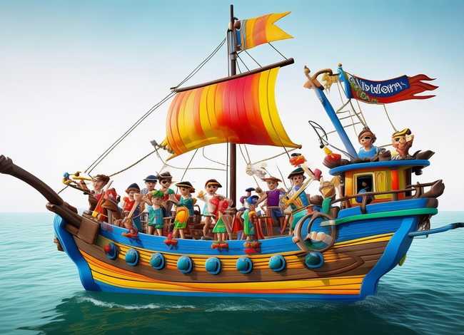 儿童海盗船故事，海盗船幼儿故事