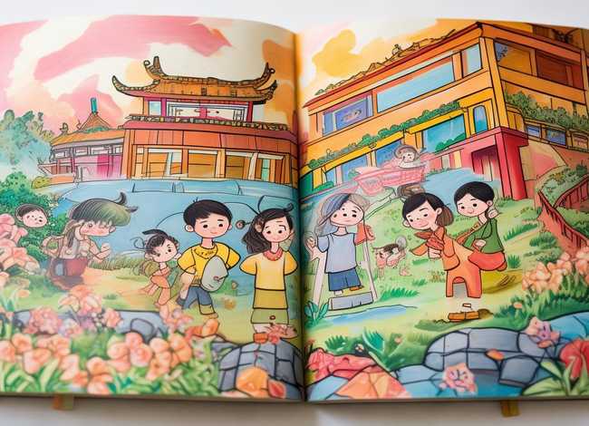 儿童画成语故事绘本多图，成语故事绘画本怎样画