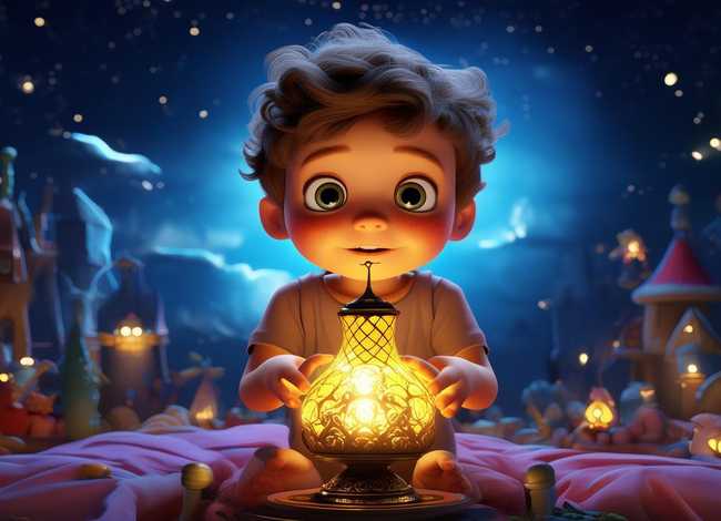 关于灯的儿童故事 - 关于灯的绘本故事