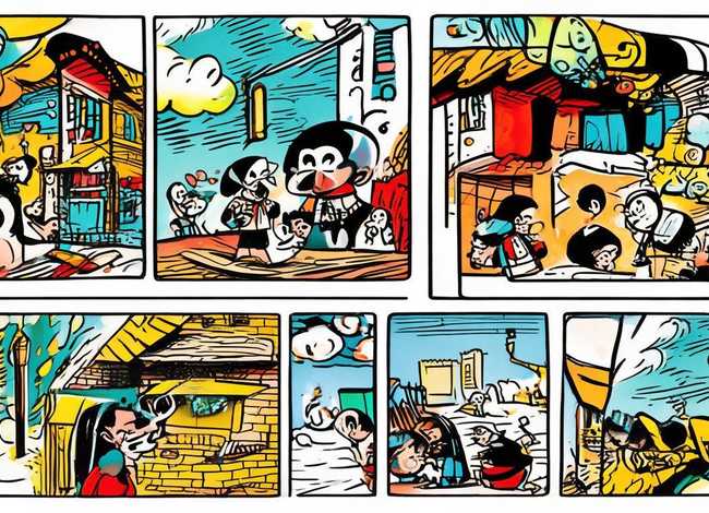 小故事连环画简笔画，小故事连环画简笔画怎么画