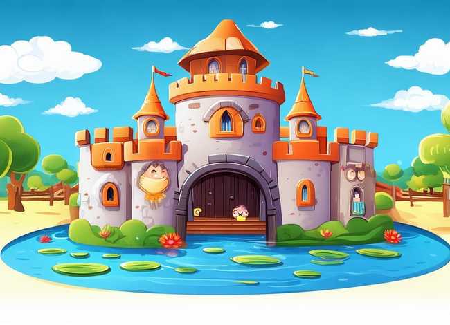 城堡儿童简笔画（城堡儿童简笔画图片大全）