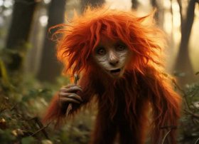 红毛野人儿童故事（经典传奇红毛野人故事）