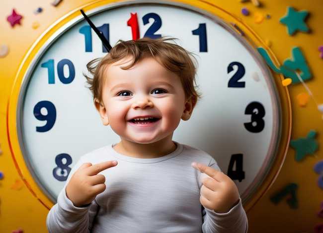 儿童认识钟表图片（孩子认识钟表的图片）