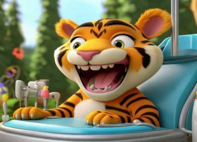 少儿故事老虎拔牙 少儿故事老虎拔牙视频