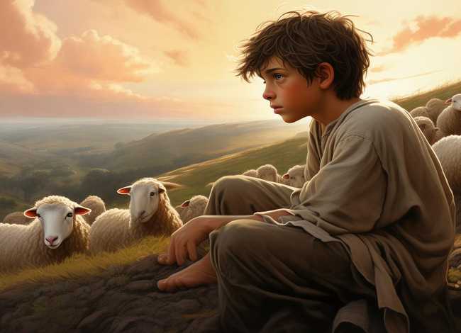 放羊的小孩儿童故事，放羊的小孩寓言故事