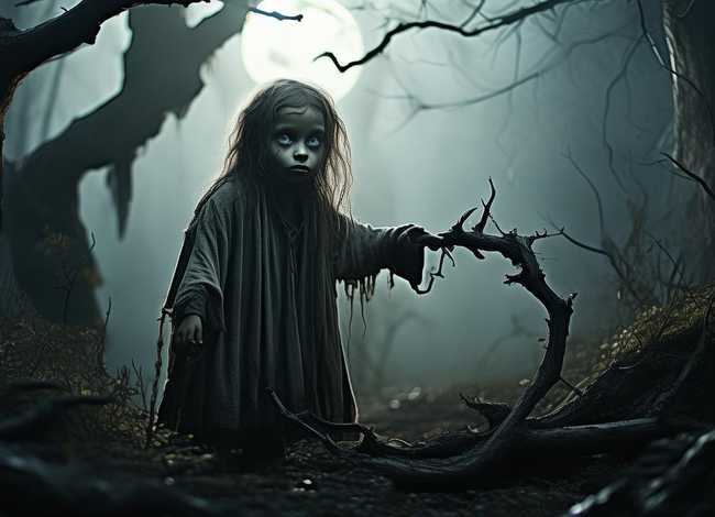 可怕幽灵儿童故事；可怕的幽灵的故事