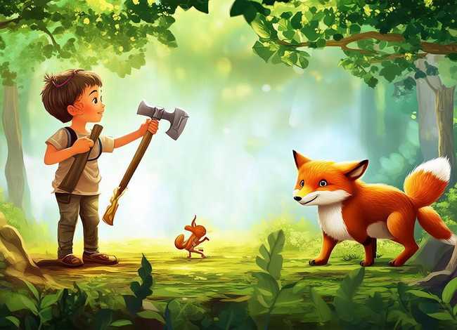 儿童讲故事金斧头银斧头3一5分钟ppt 幼儿园金斧头银斧头故事教案