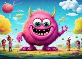 怪兽儿童画 怪兽儿童画画大全图片