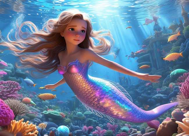 美人鱼故事儿童动画 美人鱼的故事 动画片