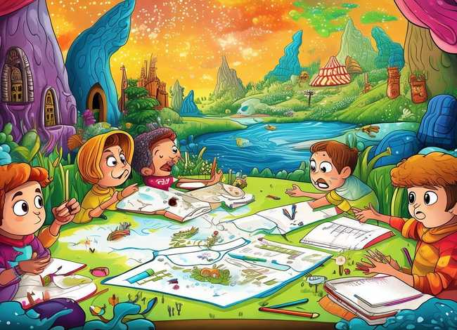 儿童漫画故事教程、少儿漫画故事