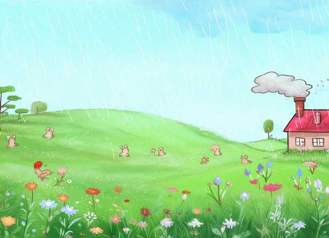 春雨故事绘本，关于春雨的绘本故事