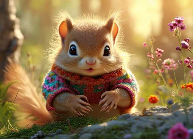 松鼠儿童早教故事（松鼠宝宝的故事）