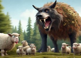 大灰狼儿童故事吃小羊（幼儿故事大灰狼吃小羊）