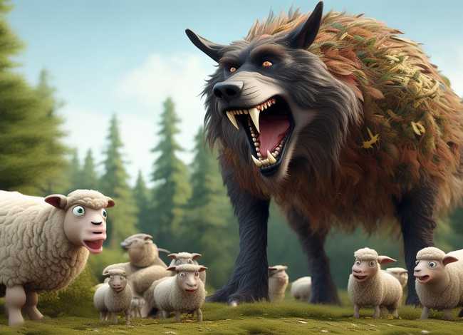 大灰狼儿童故事吃小羊（幼儿故事大灰狼吃小羊）