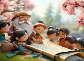 古诗故事儿童绘本，小学生古诗绘本故事画制作