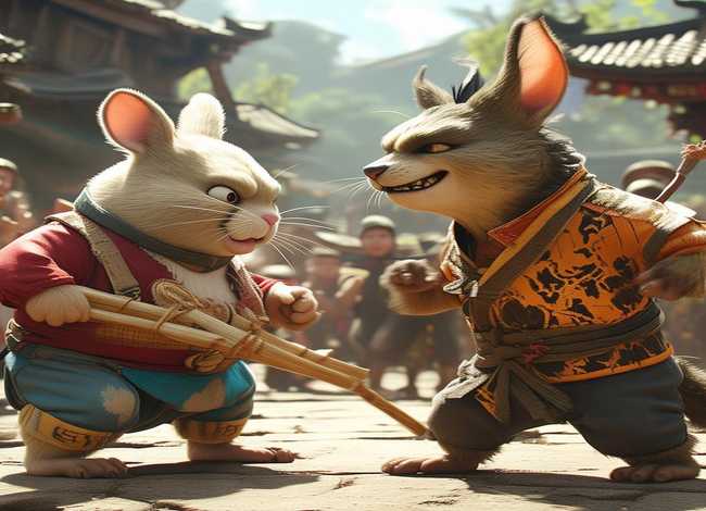 功夫兔与菜包狗的故事，功夫兔与菜包狗的故事内容