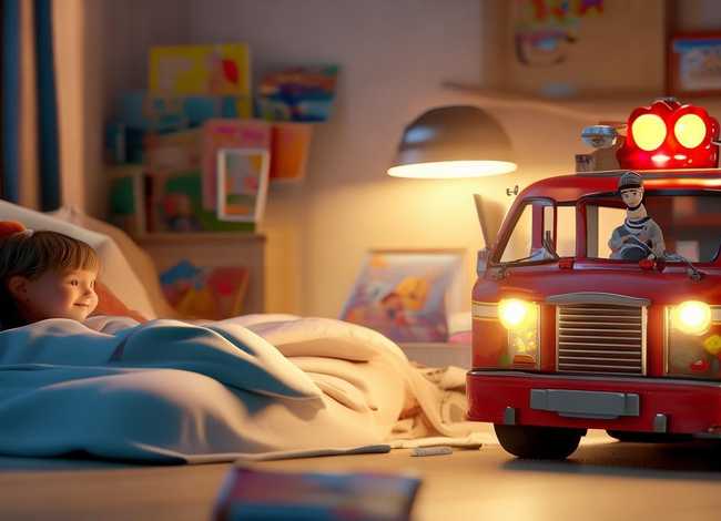 儿童睡前消防小故事简短，睡前故事幼儿故事大全消防车