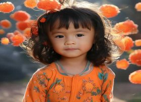 小女孩的故事儿童剪纸（小女孩剪纸图片简单的又漂亮）