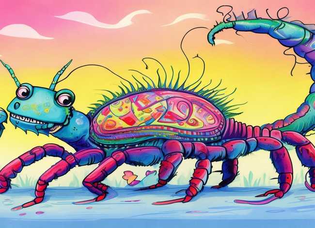 蝎子儿童画,蝎子儿童画图片大全 蝎子儿童画,蝎子儿童画图片大全