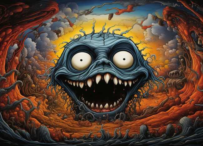 恐怖的儿童画 - 恐怖的儿童画怎么画