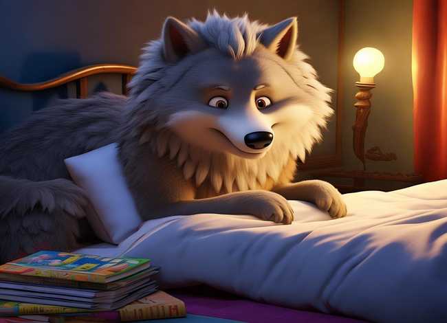 大灰狼儿童故事大全睡前免费听，大灰狼的故事 睡前故事免费听