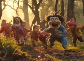 儿童故事抓坏人 坏人抓小朋友的故事