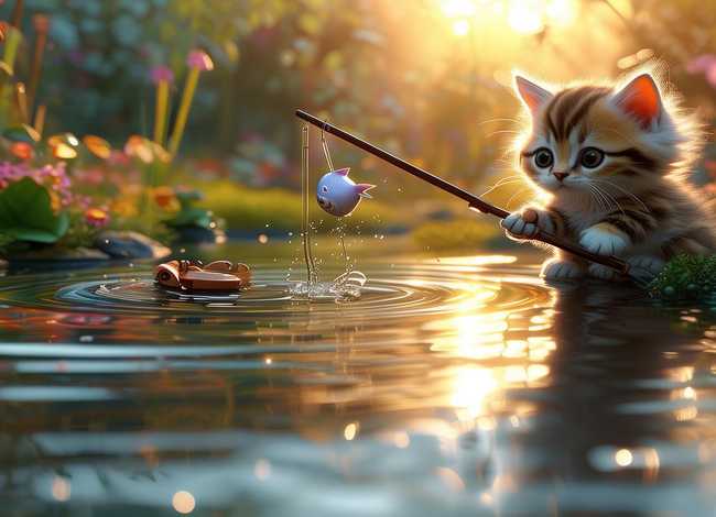 小猫钓鱼故事大全；小猫钓鱼故事大全100篇