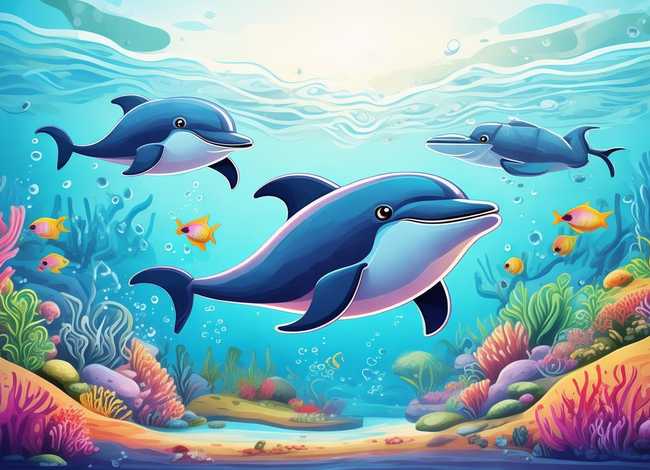 关于海豚的儿童故事（关于海豚的故事绘本）