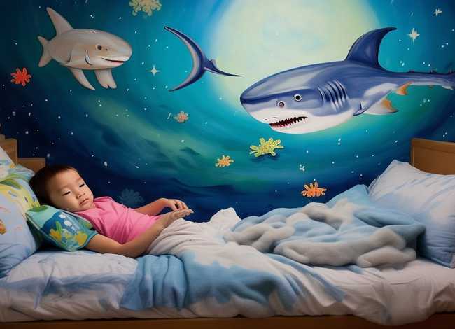 儿童睡前故事0-3岁鲨鱼宝宝、鲨鱼宝宝睡前小故事大全