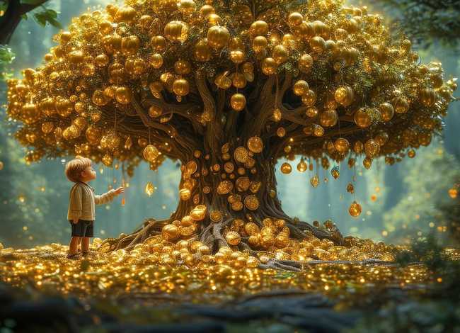 儿童故事 摇钱树 - 摇钱树神话故事