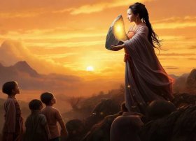 女娲补天儿童故事作文，女娲补天的故事小作文