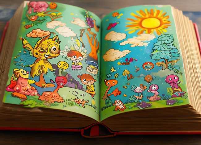 儿童绘画故事本十页以上（幼儿绘本故事画画本）