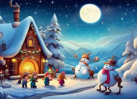 圣诞节儿童故事动画 - 圣诞节儿童动画片