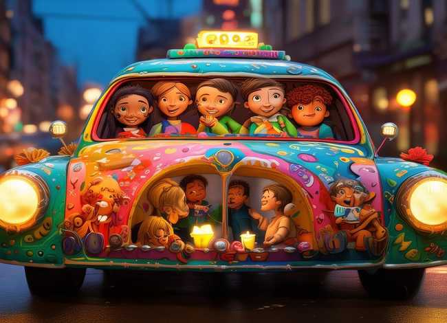 出租车的儿童故事音频下载、出租车的故事绘本